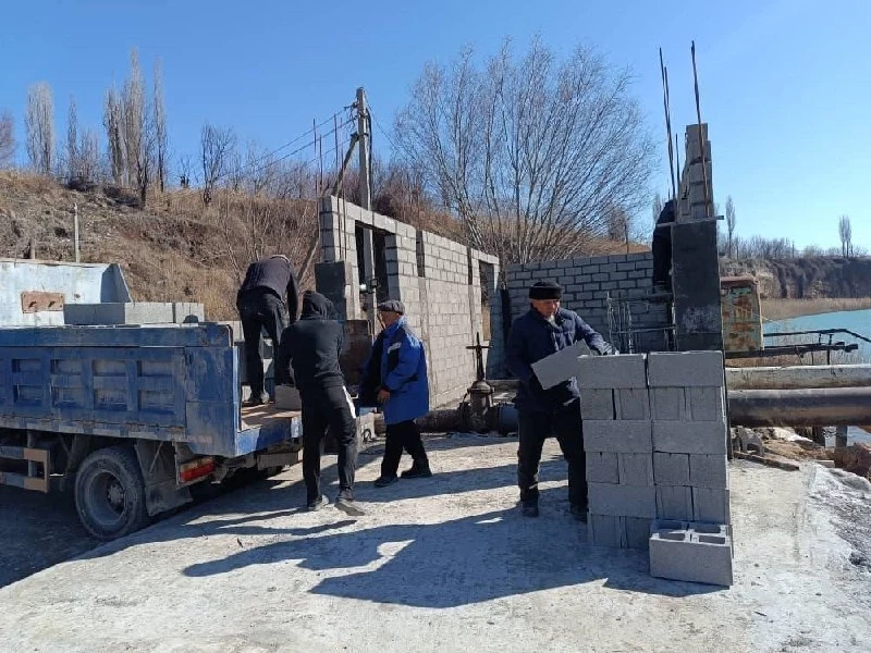 Ноокенде насостук станциясынын курулушу уланып жатат