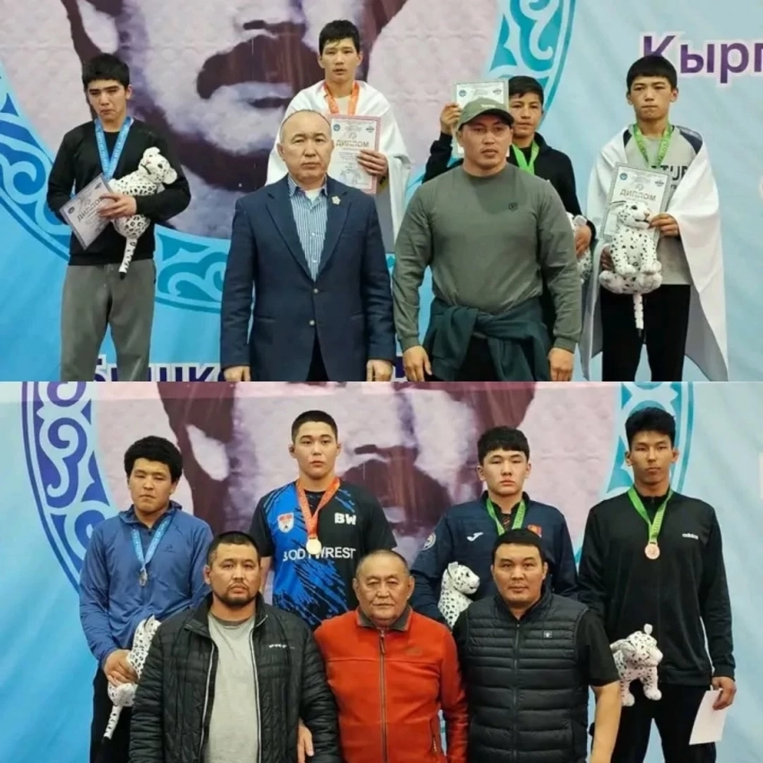Бишкекте U-17 жаштар арасында эл аралык эркин күрөш турнири өттү