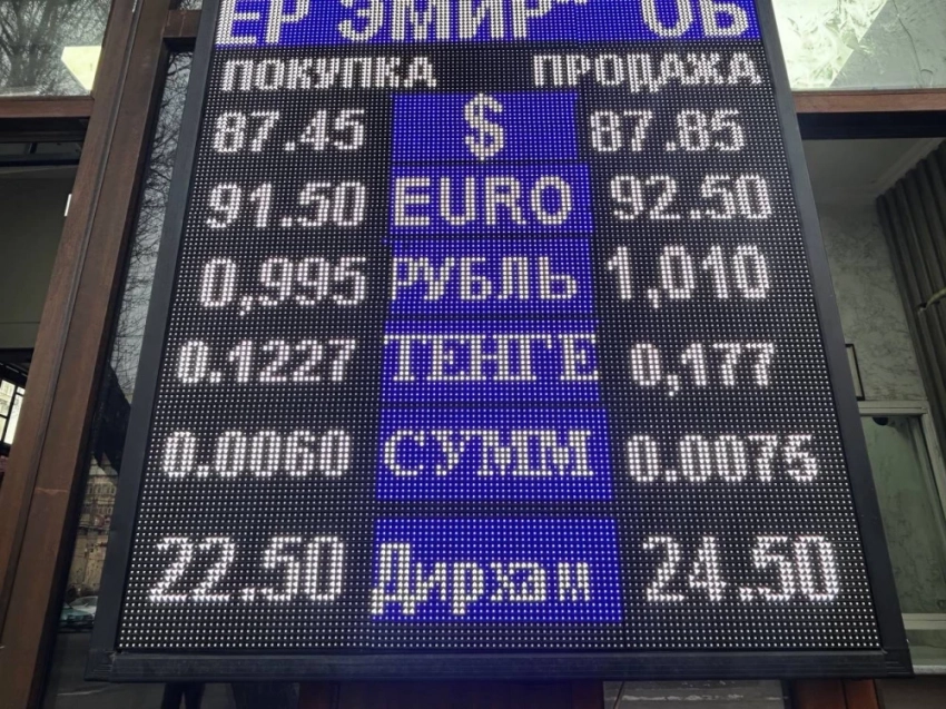 Моссоветтеги валютанын курсу 27-февраль: рублда өзгөрүүлөр