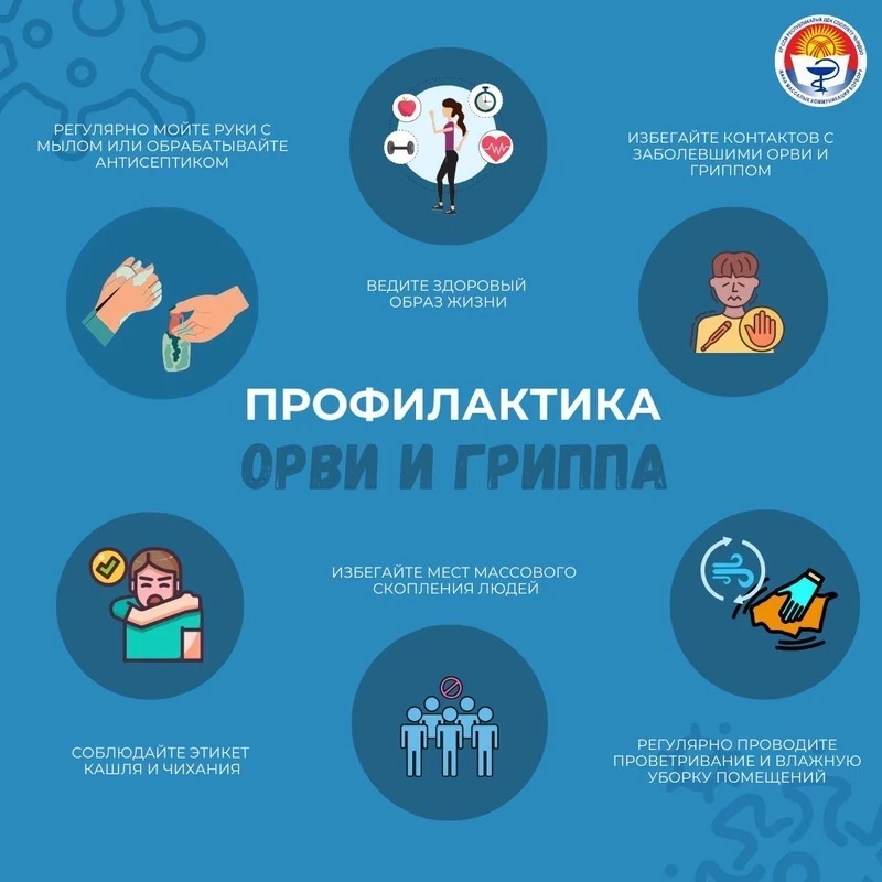 Кыргызстанда ОРВИ жана грипп оорууларынын саны азайып жатат