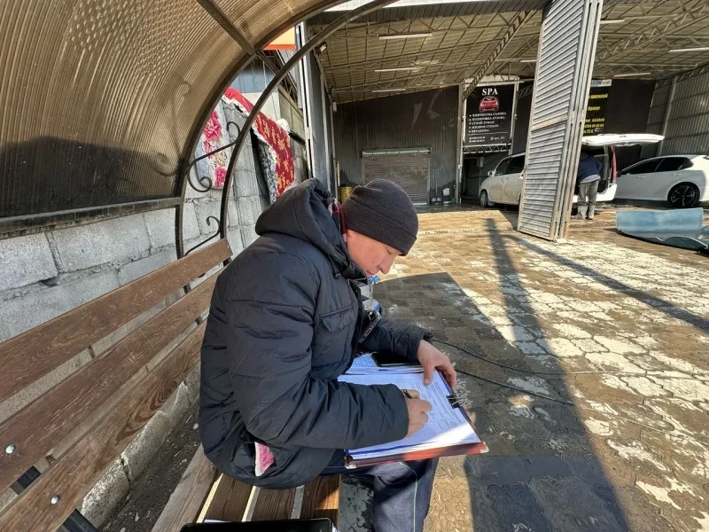 Бишкекте шиномонтаждык тейлөө борборлору жана автомойкалар текшерилүүдө