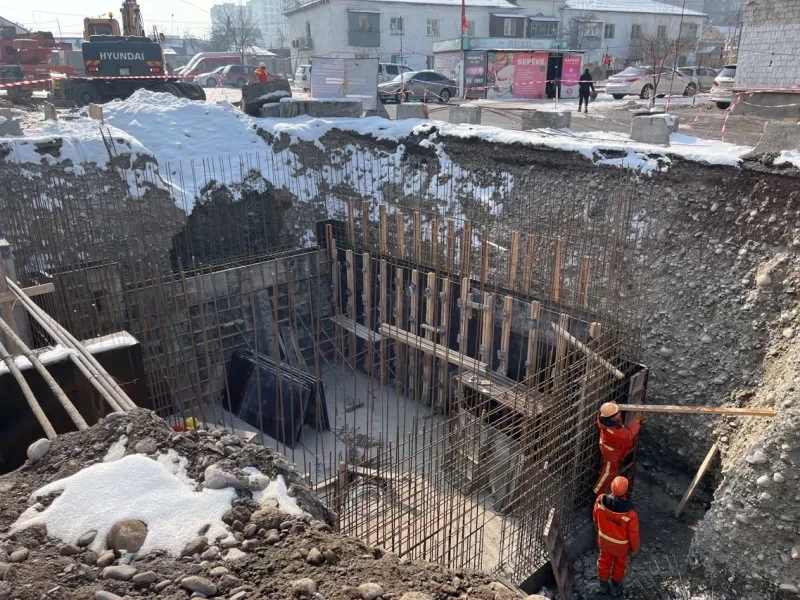 Бишкектин жаңы насос станциясынын курулушу уланууда