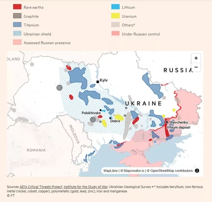 The Financial Times: АКШ украин минералдары боюнча келишимдин шарттарын кайра каратууну талап кылууда