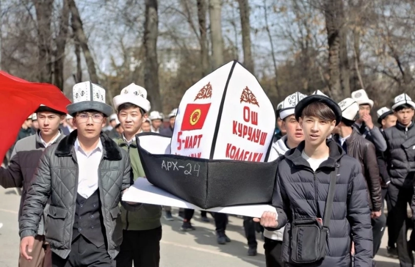 Ош шаарында ак калпак күнү белгиленди