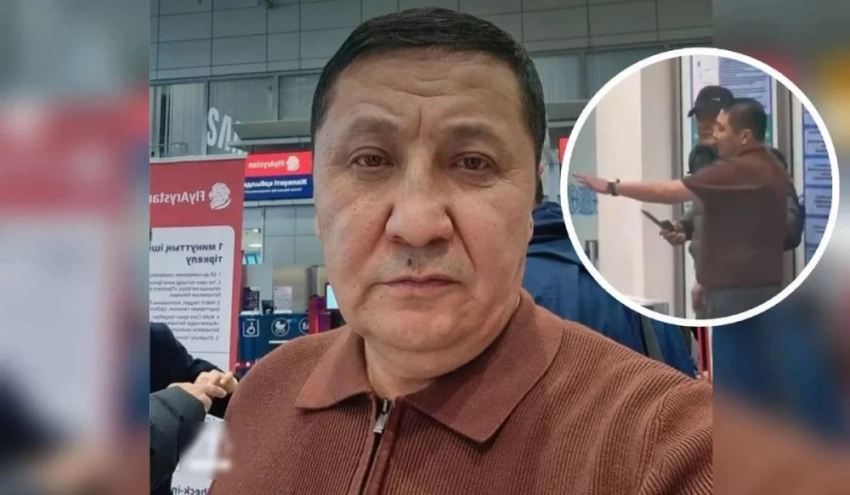 Алматы аэропортунда барымтадагы аялды куткарган эркек окуянын чоо-жайын айтып берди