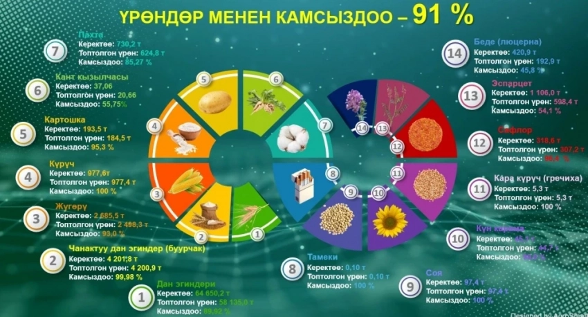 Торобаев: 2025-жылы дан жана тыңайткычтарды жеткирүүдө көйгөй болбойт