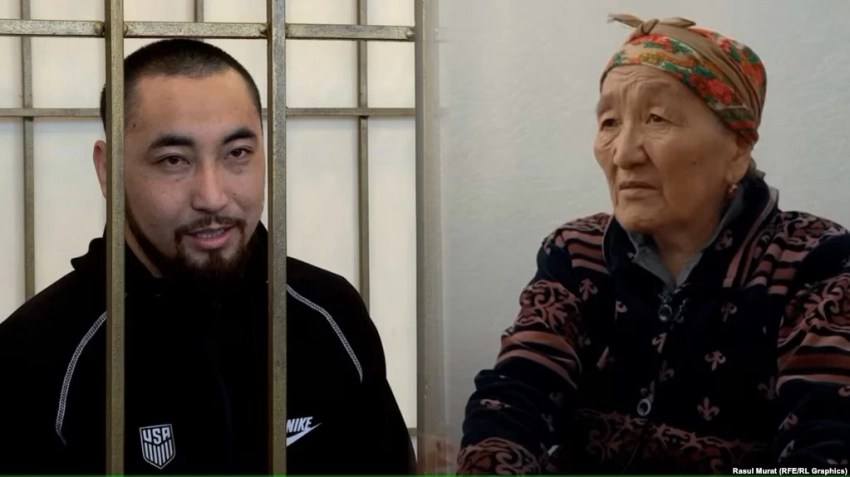 «Ал анын жытын сезүүнү каалаганын айтты». Түзөтүү мекемесинде жаткан Азамат Ишенбеков чоң энеси менен коштошууга мүмкүнчүлүк алды