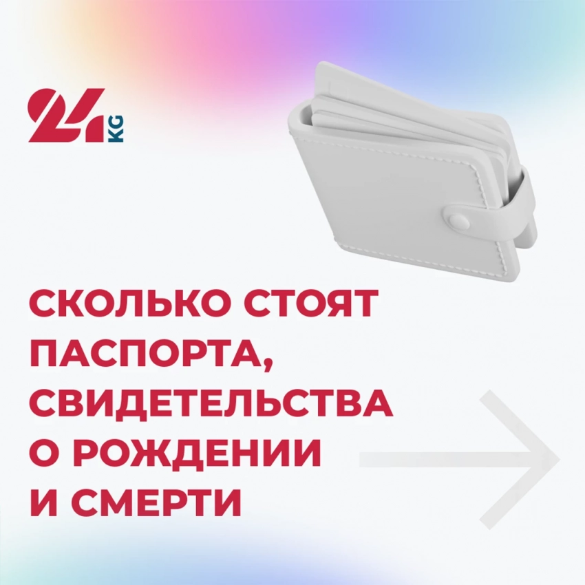 Кыргызстанда ID-карталар, паспорттор жана башка маанилүү документтер канча турат