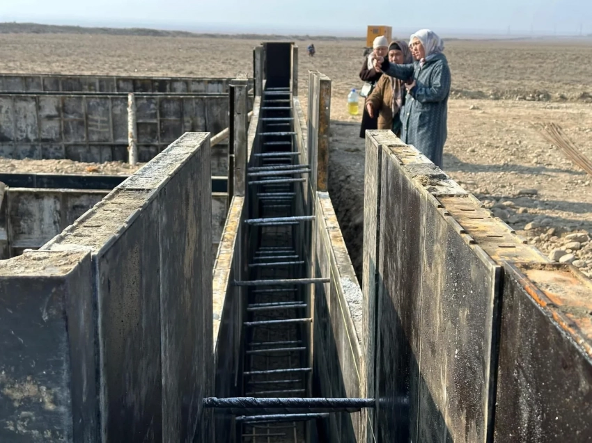 Баткендеги Достук айылында жашоочулар үчүн турак жай комплекси курула баштады