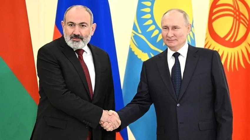 Владимир Путин Никол Пашинян менен Армения менен Азербайжан ортосундагы тынчтык келишими долбоорун талкуулады