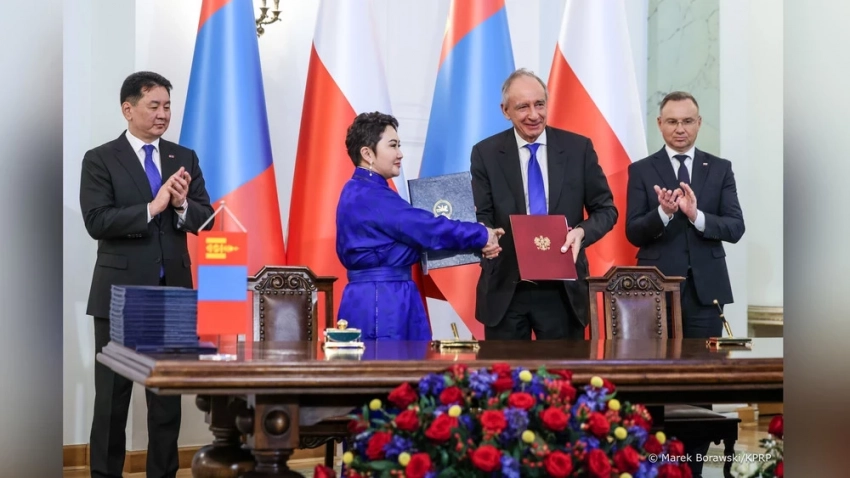 Монголия жана Польша ортосунда кеңири өнөктөштүк боюнча иш-аракеттер пландары кол коюлду