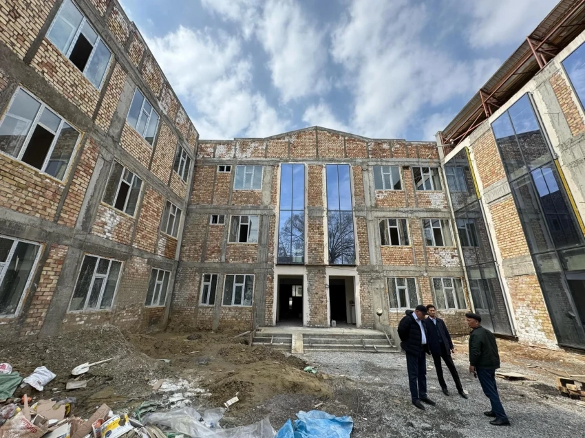 Джалал-Абадда жаңы №1 поликлиника салынып жатат