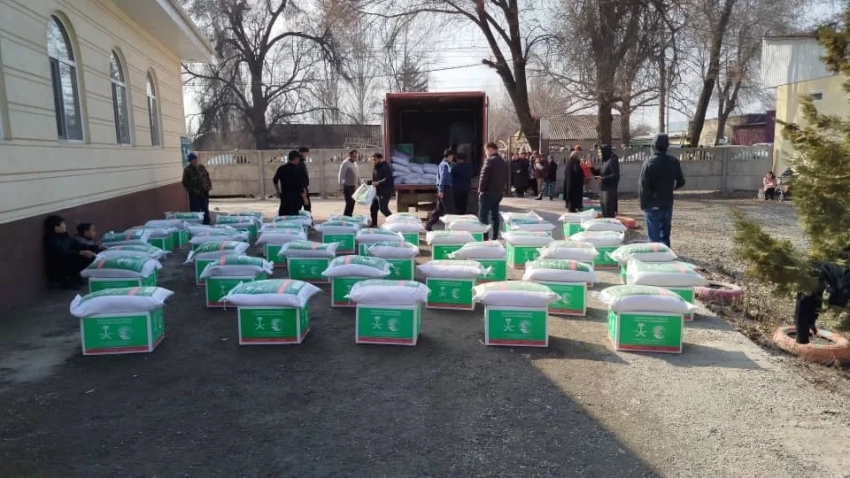 Ысык-Ата районунда 110 үй-бүлөгө азык-түлүк жардам берилди