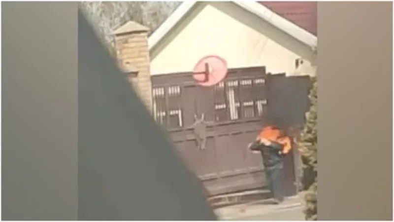 Милиция Генпрокуратуранын жанына эркектин өзүн өрттөө себептерин айтып берди