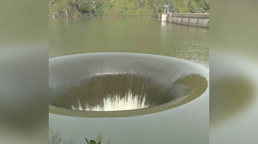 Калифорниядагы көлдүн борборундагы гиганттык тесик узакка созулган кургакчылыктан кийин кайра "жанданды"