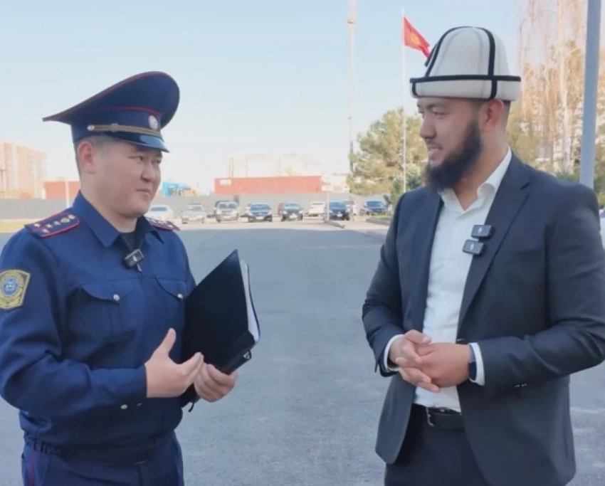 ПДТнын негиздерин билүү боюнча текшерүү жүргүзгөн активист, ГУОБДДнын маалымат кызматынын башчысы менен (видео)