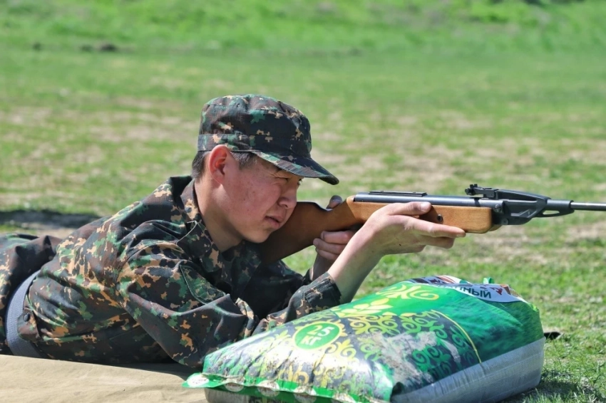 Допризывдык даярдык боюнча Спартакиада Ысык-Ата районунда өттү