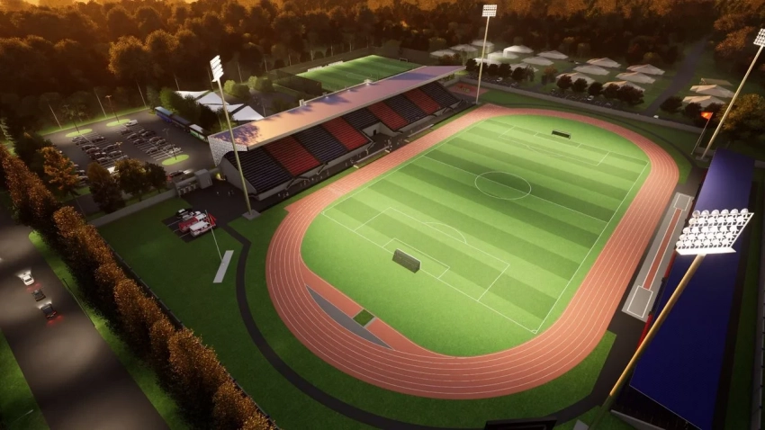 Талас шаарында фудкорт жана воркаут аянтчасы менен заманбап стадион курулат. Капсула коюлду