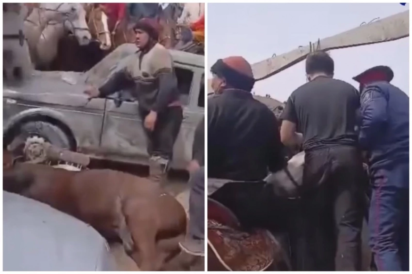 Улак-тартыш боюнча өткөн беттешүүдөн дагы бир видео пайда болду, алар талкалоолорго айланууда