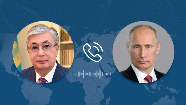 Токаев и Путин обсудили госвизит президента Казахстана в Россию, который состоится 12 ноября