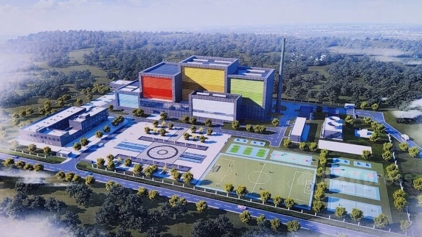 На мусоросжигательном заводе в Бишкеке начали выработку электроэнергии