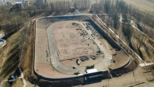 Подрядчику вынесли предупреждение. Сорвал сроки строительства стадиона в Кочкоре