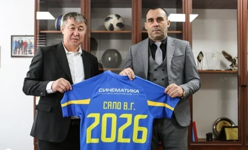 ФК "Дордой" продлил контракт с главным тренером Владимиром Сало