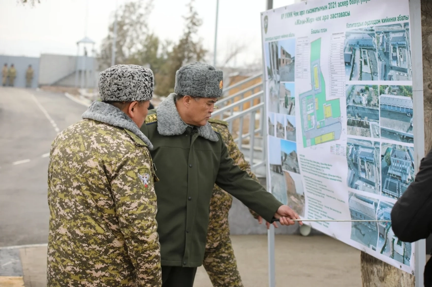 Ташиев открыл новое здание пограничного поста «Жаны-Жер»