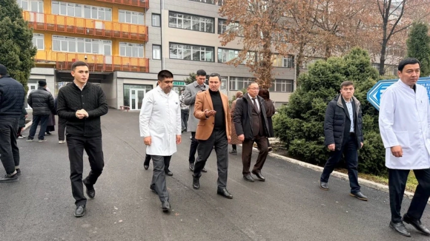 И. о. министра здравоохранения ознакомился с состоянием Ошской межобластной больницы