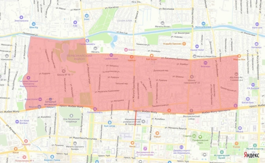 Большой район Бишкека останется на день без холодной воды (карта)