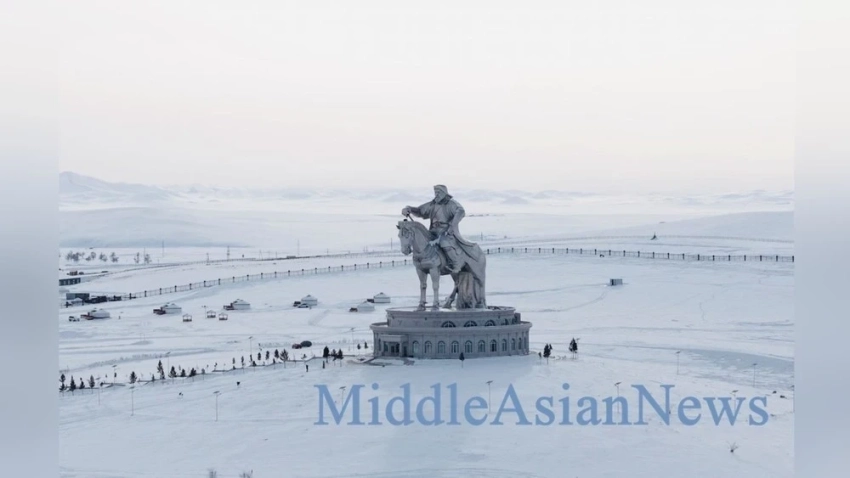 Около 80% территории Монголии покрыто снегом