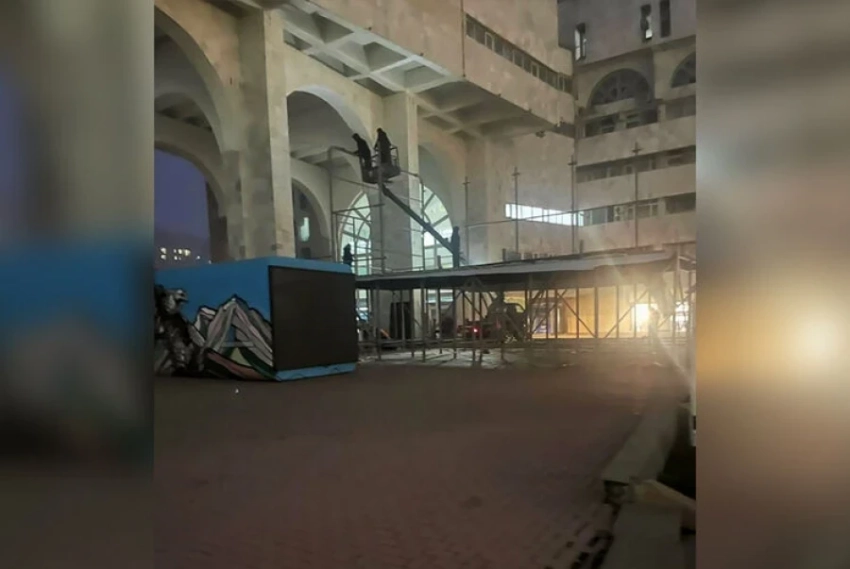 Студию «Номад-TV» убрали с площади Ала-Тоо в Бишкеке