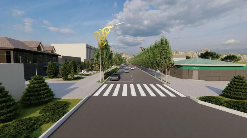 В Кара-Балте обновят дорожные полосы: Минстрой показал эскизы