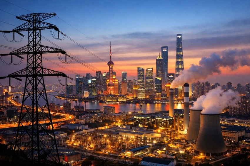Объем потребления электроэнергии в КНР достиг более 10 триллионов киловатт-часов