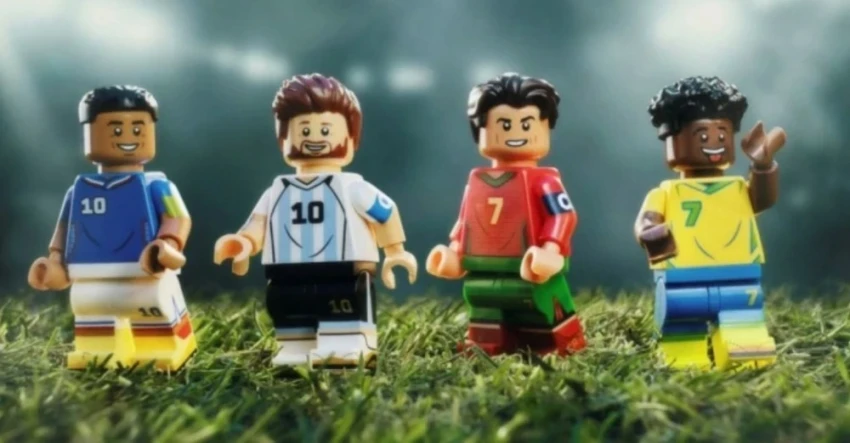 Месси, Роналду и Мбаппе стали героями новой рекламы LEGO к ЧМ-2026